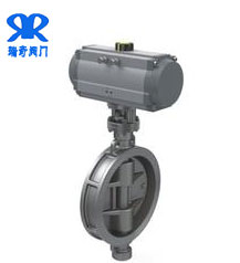 硬密封對夾氣動<a href='http://www.tangguohezi.cn/Product/diefa/' target='_blank'>蝶閥</a>